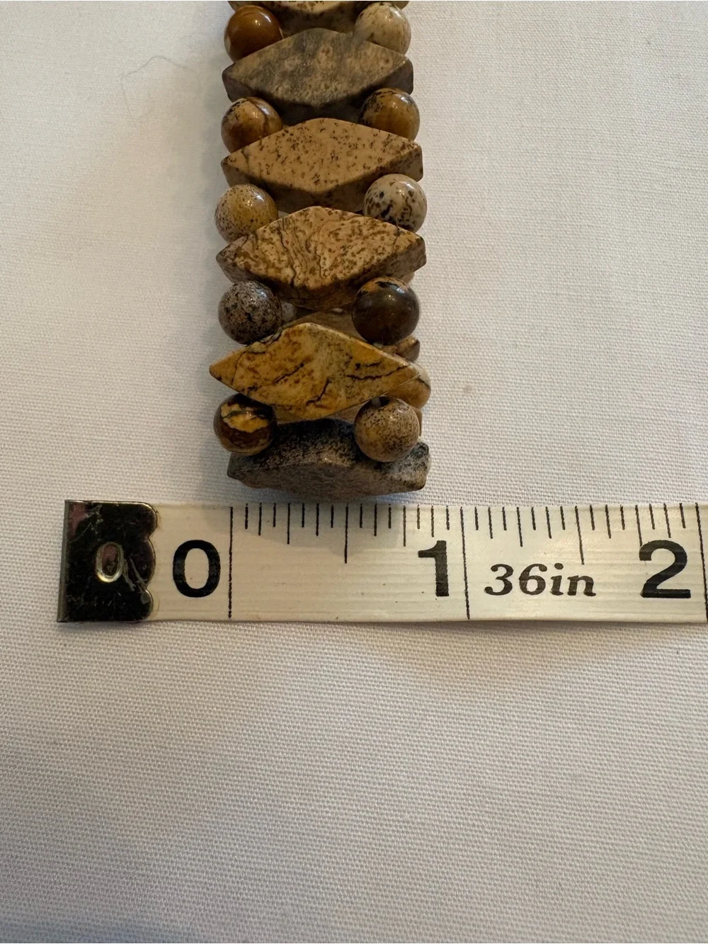 Picture Jasper Jewelry Set 4 pieces